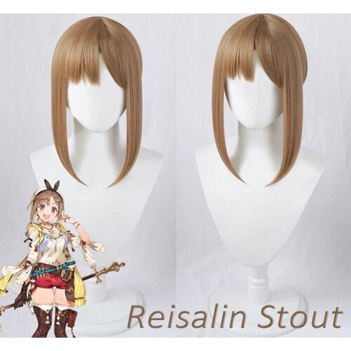 Reisalin Stout Ryza Wig Game Atelier Ryza: Ever Darkness & the Secret Hideout Cosplay Hair Reisalin Stout Ryza Cosplay