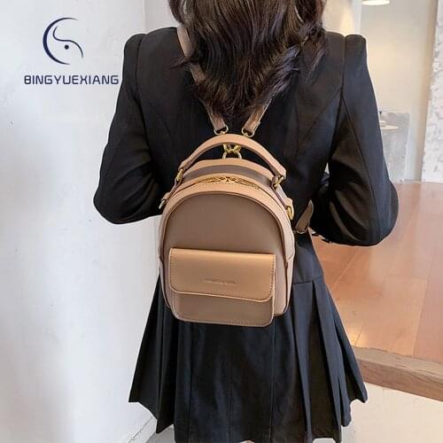 New Fashion Letter Design Womens Backpack Luxury Designer High Quality Leather Ladies Anti Theft Backpack Travel Bag Sac A Main
