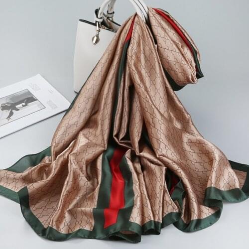 2020 New Silk Scarf Women Fashion Dot Leopard Print Shawls and Wraps Lady Travel High Quality Scarves All-match Thin Long Scarf