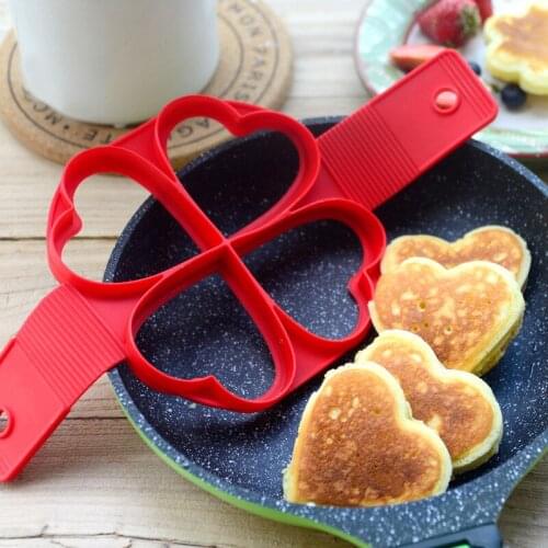 Silicone Non Stick Fantastic Egg Pancake Maker Ring Kitchen tools Omelet Moulds Flip cooker Egg Ring Mold tools for cake
