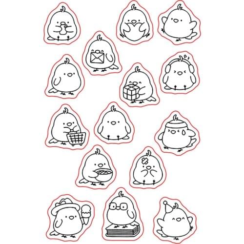 Transparent Clear stamp and cutting dies animal DIY Silicone Seals Scrapbooking / Card Making/Photo Album Decoration