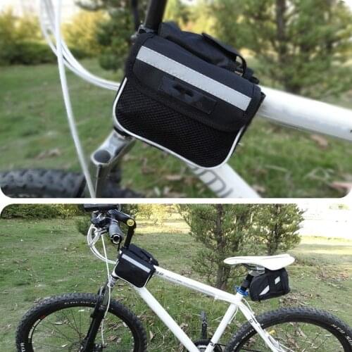 Bike Tube Frame Bag Waterproof Large Capacity Bicycle Front Frame Bag Cycling Accessories Pack for Mountain Bike SAL99