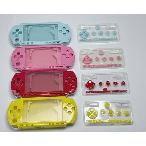High Quality Replacement Full Housing Shell Case For PSP1000 PSP 1000 1001 Game Console Cover Case with buttons screws kit