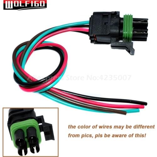 WOLFIGO New 1 PC or 5PCS For 85-93 TPI LT1 IAC Idle Air Control Valve Harness Connector PT127,PT2300,12085506,1P1047, 85112
