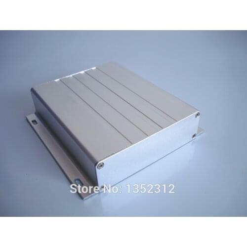 1 piece 130*31*130mm silvery aluminum enclosure electronics box silk screen equipment business housing case power amplifier box