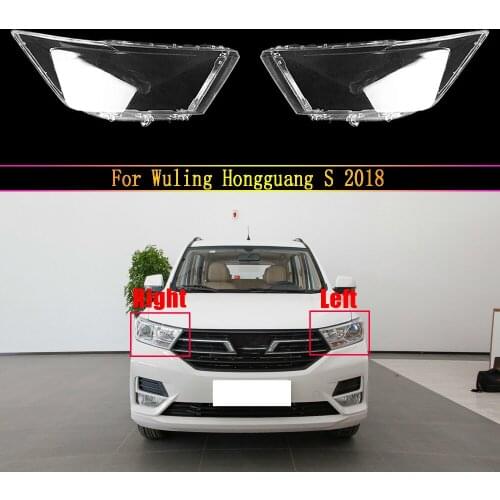 2pcs Car Front Head Light Lamp Cover For Wuling Hongguang S 2018 Replace Waterproof Clear Lens Auto Shell Cover - Left & Right