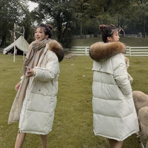 2020 Winter Maternity Thickened Coat Mid-length Padded Jacket For Pregnant Women Down Padded Coats With Loose Big Fur Collar