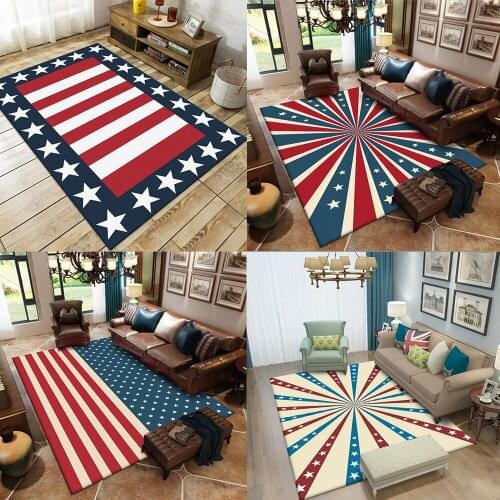 3D British American Flag Printed Carpets for Living room bedroom Large Area Rug Kids Room play Carpet Child Game Crawl Floor Mat