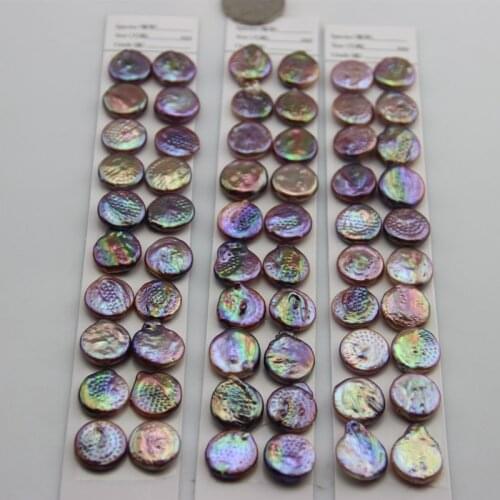 15-17mm Big Size Natural Freshwater Pearl Beads, Loose Button Pearl Baroque Beads, Fashion Women Jewelry DIY Accessories