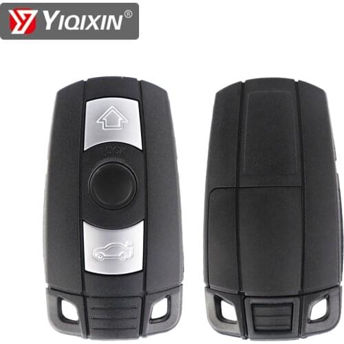 YIQIXIN 3 Buttons Remote Car Key Shell Fob Case For BMW X5 X6 E61 E90 E82 E70 E71 E87 E88 E89 For 1 3 5 6 Series Uncut Blade