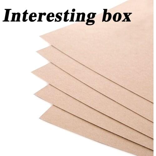 DIY model building model material indoor and outdoor model cardboard kraft paper A4 10 sheets