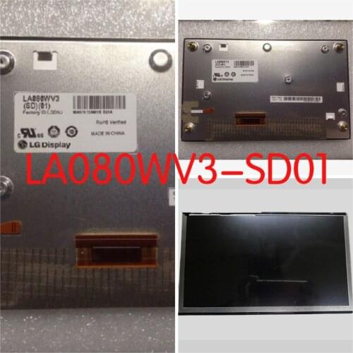 LA080WV3-SD01 LA080WV3-(SD)(01) LA080WV3 SD 01 LCD SCREEN DISPLAY PANEL without touch screen