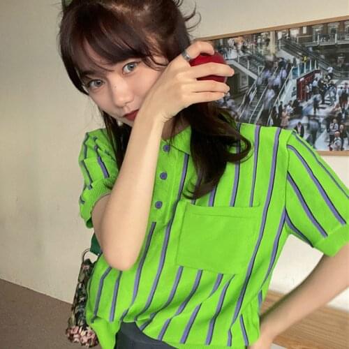 Женские полосатые футболки Missoov China At AliExpress