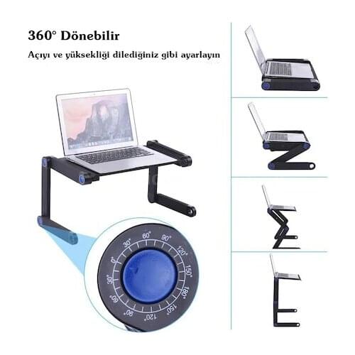 Laptop Notebook Lecture Desk Bed Sofa Laptop Stand elevation angle desktop folding Holder