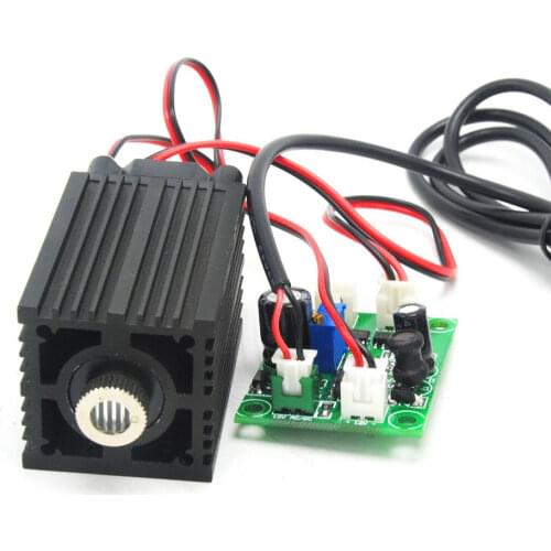 12V 300mw 635nm Orange Red Laser Diode Module Focusable Dot Lazer Unit 33x50mm