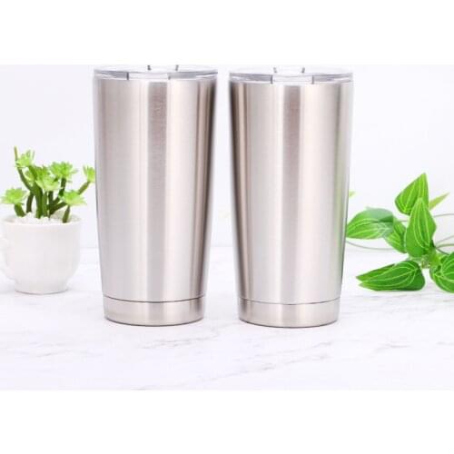 20oz Tumbler with Lid, Stainless Steel Vacuum Insulated Double Wall Travel Tumbler, Durable Insulated Coffee Mug