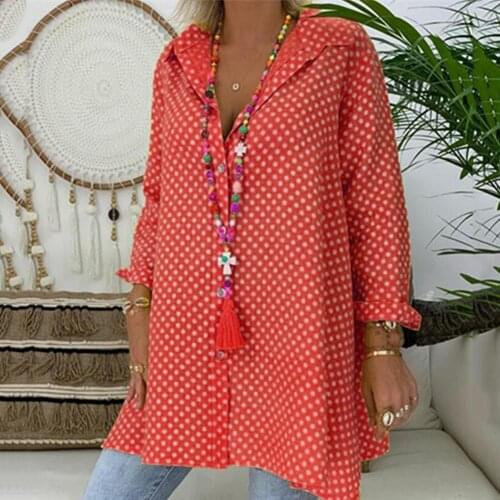 Plus Size S-5XL Women Blouses 2021 Summer Female Chic Solid Color Tops Casual V Neck Long Sleeve Blouse Lady Tunic Blusas Shirt