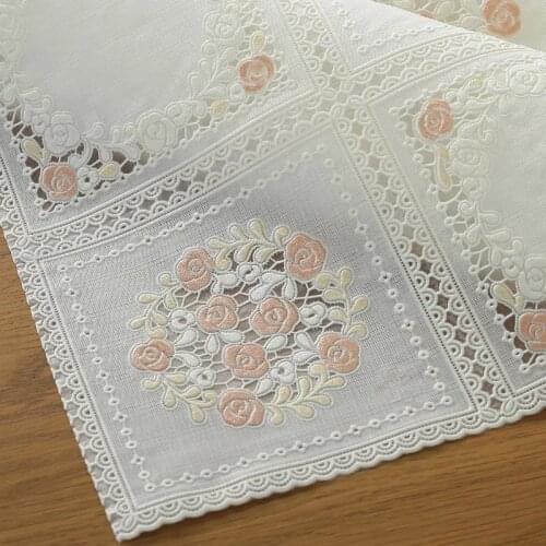Romantic Flowers Tablecloth Pastoral Coffee Table Cloth Rectangular Anti-Scald Table Cover Washable Pvc Printed Desk Dust Cover