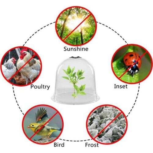 Garden Cloche Plant Nursery Insulation Covers Bells Breathable Thermal Insulation Frost Guard for Tomatoes Flowers Greenhouse