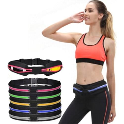 Zipper Bag Sports Bag Running Waist Bag Pocket Jogging Portable Waterproof Cycling Bum Bag Outdoor