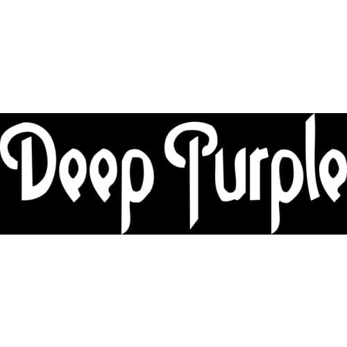 Deep Purple ROCK Stickers Decals Car-Styling Decor Vinyl Black/Silver