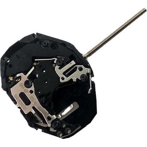 Black Quartz Movement Watch Replacement for SII PC21S Black Parts Accessories