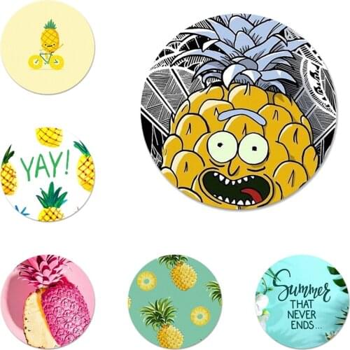 Pineapple Icons Pins Badge Decoration Brooches Metal Badges For Backpack Decoration