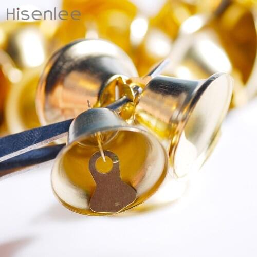 Gold and silver DIY Jewelry Ornaments Jingle Small Bell Jewelry Ornaments Room decoration handmade ornament accessories