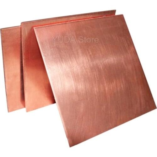 1pc 99.9% Copper Sheet Plate DIY material Copper Tablets Plate Strip Shim Heatsink for Mould Art GPU CPU VGA Chip RAM Cooling