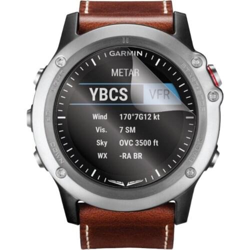 3x Clear LCD Screen Protector Guard Cover Shield Anti-Scratch Film Skin for Garmin D2 Bravo Accessories