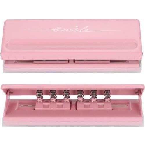 6 hole punch kw-trio loose-leaf punch paper six hole adjustable hole punch tool a6 loose-leaf paper binding machine punch a7