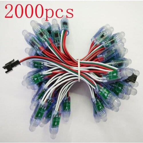 FREE DHL/FEDEX 2000pcs/lot 2811S 2811 RGB Pixel Module Light, Waterproof DC5V Full Color LED Pixel Module