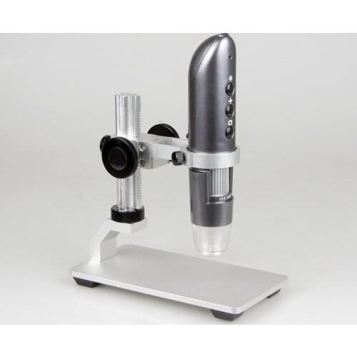 Wireless Digital Microscope 800X 1000X IOS Android Mobile Phone wifi Photo Video HD USB Endoscope Magnifier Camera Al-alloy Base