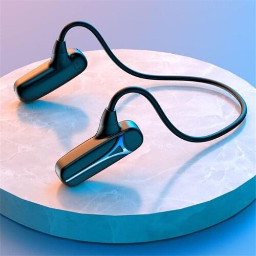 PGDM F1 Bone Conduction Headphones Bluetooth Wireless Waterproof Comfortable Wear Open Ear Hook Not In-Ear Sports Earphones