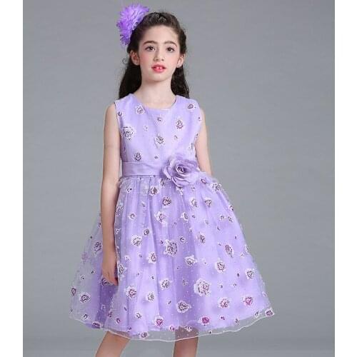 Childrens Flower Childrens Wedding Dress Dress Girl Print Princess Poncho Skirt Childrens Dress
