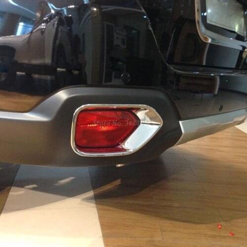 For Subaru Outback 2015 2016 2017 Exterior Refit Accessories ABS Chrome Tail Fog Lamp Rear Foglight Cover Trim Decorative Frame