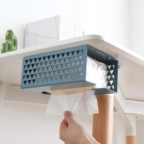 European Style Hollow Punch-free Wall Mount Pumping Paper Tissue Storage Box