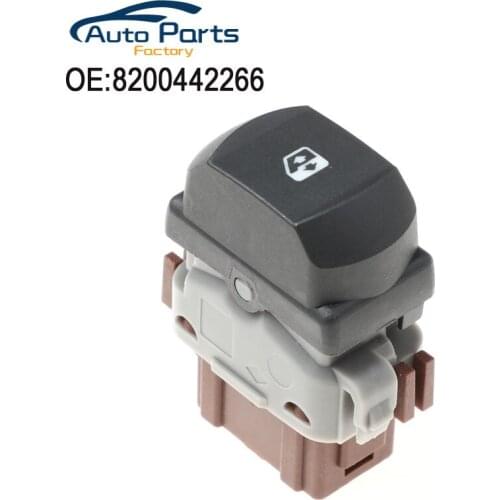 New High Quality Master Side Power Electric Window Control Switch Button For Renault Clio III 2005-2009 8200442266