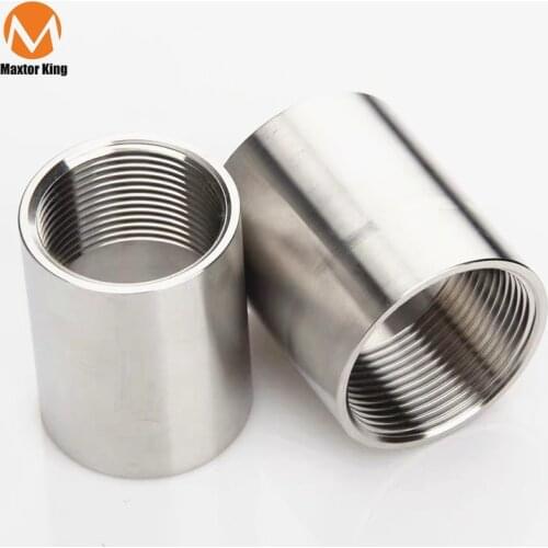 MK 304 Stainless Steel BSP 1/8" 1/4" 1/2" 3/4" 1" 1-1/2" 2" Female Threaded Pipe Fittings water gas connector adapter jointer