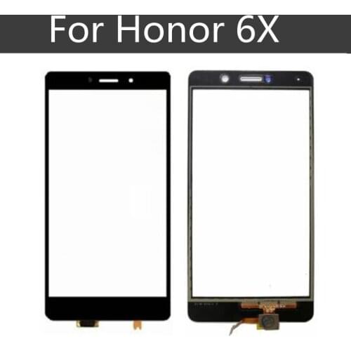 5.5'' For Huawei Honor 6X Touch Screen Glass Panel Digitizer Sensor Touchpad Front Glass Panel Repair Parts