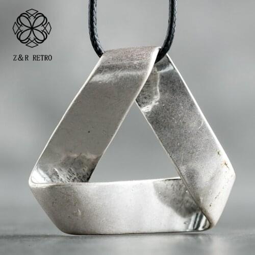 Triangle Necklaces & Pendants Rope Sweater Chain Simple Necklaces Handmade Fashion Christmas Jewelry Trendy Necklaces Wholesale