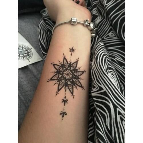 Waterproof Temporary Tattoo ancient Classical totem star tatto stickers flash tatoo fake tattoos for girl men women