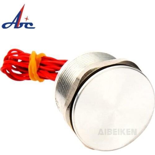 2A 24V DC 22mm Flat Head Stainless Steel Waterproof Piezoelectric IP68 Piezo Switch