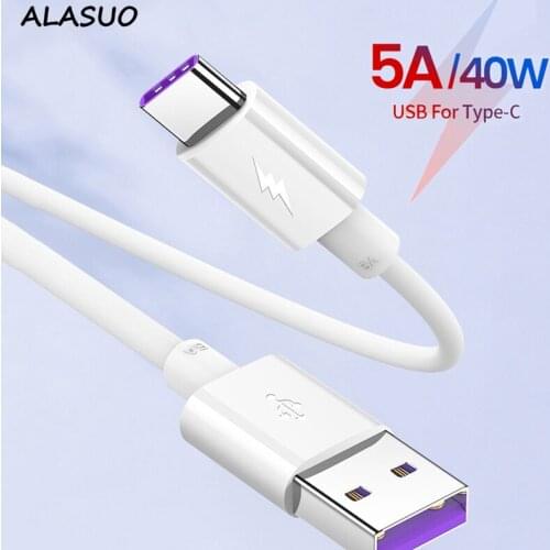 5A USB Type-C cable for Huawei Mate 30 20 P40 P30 P20 Pro 40W fast USB charging type c charger cable micro USB cable for iPhone