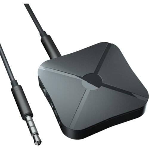 2-In-1 Bluetooth Receive 4.2 Wireless Audio Adapter TV Car Music Transmitter Hands-free AUX Sender For PC Computer Transceiver