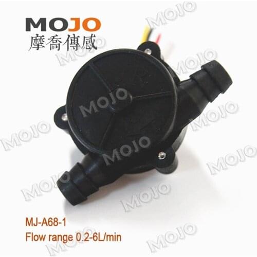 Nipple Water heater flowmeter MJ-A68-1 8mm : pulsing signal Flow range:0.2-6L/min flow sensor