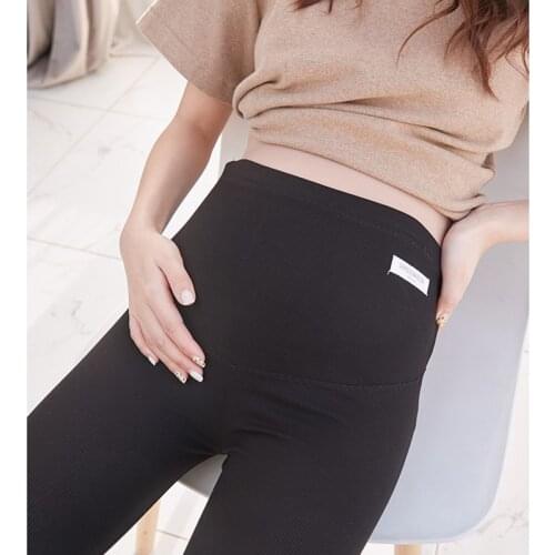 2020 pregnant women leggings spring and summer modal thread high waist pregnant women leggings clothes for pregnant women