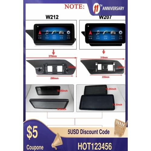 Android 10 128 8G RAM For Mercedes-Benz GLK 280 GLK350 X204 NTG 4.5/5 Car GPS Navigation Muletimedia Player Head Unit Auto Radio