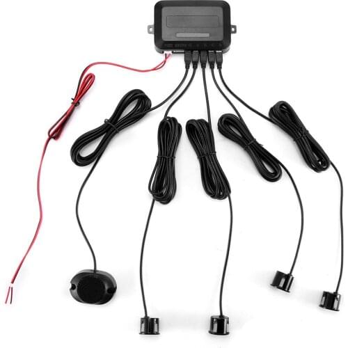 Onever Parking Sensor Car Auto Backup Reversing Sensor Radar with 4 Parking Sensor Probe Parking Assist System