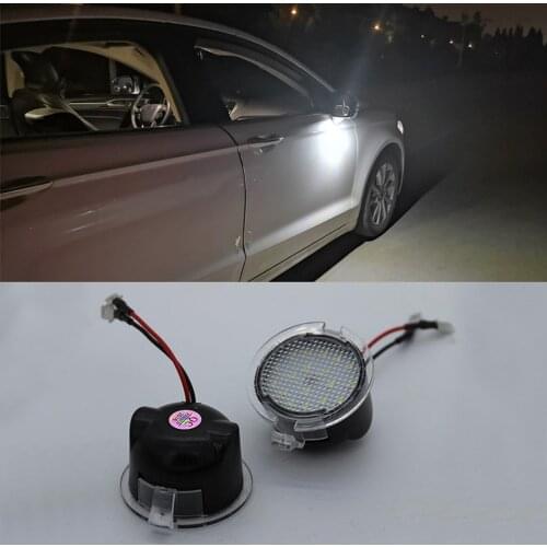 For Ford Edge Mondeo Fusion Flex SEL Explorer F150 Rang Mustang Taurus Car Rearview Mirror Warning Light LED Lamp Accessories